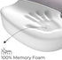 VILCHEBBA Tailbone, Seat Cushion, Office Chair Cushion for Sciatica, Coccyx Cushion, Ergonomic Memory Foam Seat Cushion