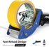 Fast Reload 2 Inch Tape Gun Dispenser Packing Sealing Cutter - Blue