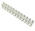 (5 Pack) 12 Position / 24 Contact Terminal Block Barrier Strip, Dual Row with Screw Connector 30 Amp