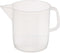 Globe Scientific 601159-1 Polypropylene Beaker with Handle, Molded Graduations, 3000mL Capacity