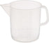 Globe Scientific 601159-1 Polypropylene Beaker with Handle, Molded Graduations, 3000mL Capacity