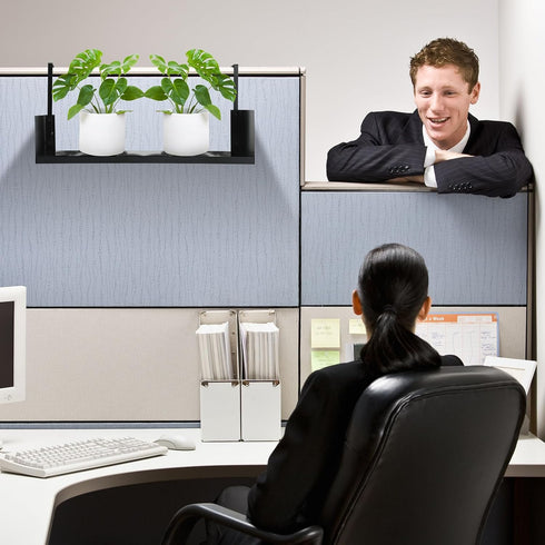 Lineshading Office Cubicle Shelf Storage Organizer Hanging File Organizer Cubicle Hanging Shelf Accessories Storage