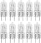 Value 10 Pack G8 100W 120V Dimmable Halogen Light Bulb Replacement Puck