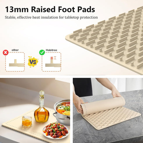 6 Settings, Food Warming Mat, Silicone Electric Warming Tray - Day Gifts, Heat Portable, Upgraded Graphene Full Surface