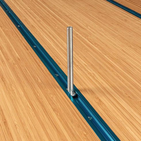 POWERTEC 5/16"-18 T Track Bolts, 20 Pack, 3-1/2 Inch Long T Slot Bolts for Woodworking Jigs