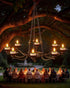 SoulBay 6 Pack Solar Tea Lights Outdoor Waterproof, Small Flameless Flickering Small Bright LED Candles Lights