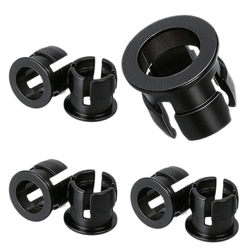 Eldraqth 5mm LED Light Holder, 100 Pieces Nylon Black Plastic Light Emitting Diode