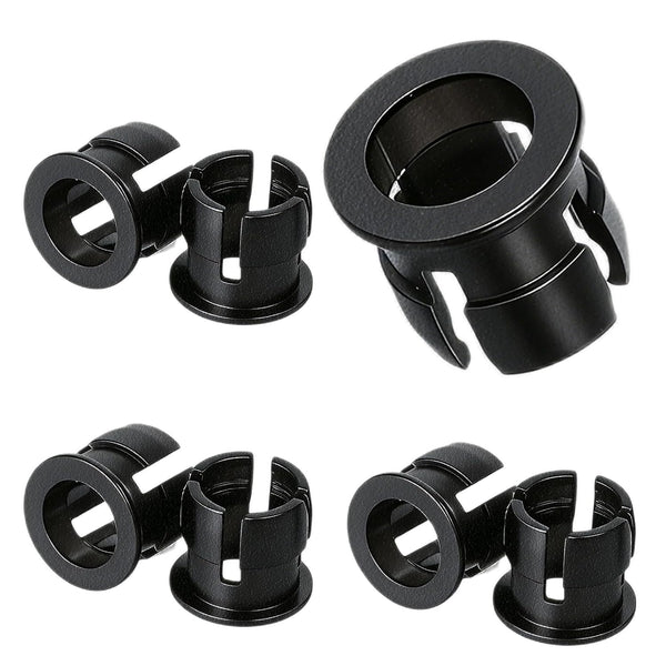 Eldraqth 5mm LED Light Holder, 100 Pieces Nylon Black Plastic Light Emitting Diode
