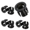 Eldraqth 5mm LED Light Holder, 100 Pieces Nylon Black Plastic Light Emitting Diode