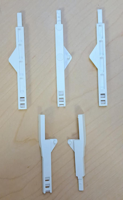 Blind Shade Repair 5pc Shutter Joiners. Fit Hunter Douglas Clearview Shutter, Eclipse Shutter (3.5" Joiner)