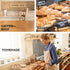 100 Packaging Pack 60, 12.5x8.3x4 Inches Pcs Paper Bread Bags for Homemade Bread, Paper Bakery Bag for Baked Food