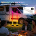 ZIRIKEDAI RGB LED Corner Floor Lamp USB Powered with App and Remote Control Music Sync Ideal for Living Room Bedroom