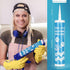 PAULINN Clear Silicone Sealant, 100% Waterproof Adhesive Caulk for Home, RV, Marine, 10.2 Oz, 1 Pack