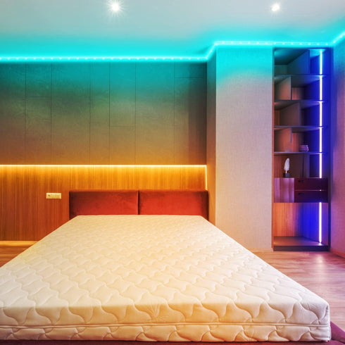 100ft 44 Remote,2 50ft dalattin Led Lights for Bedroom Led Strip Lights Color Changing Lights with Keys Rolls