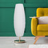 (43.312.67.8inch) Toyvian Paper Floor Lamp Shade Replacement, Modern Tall White Foldable Rice Paper Cover Nordic Style