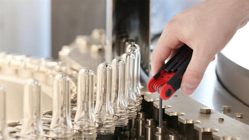 Allen Wrenches Sets, Red Folding Metric Hex Key Socket Set (8-Piece)