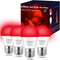 630nm Red Sleep Bulb Dimmable, 100% Blue Light Blocking, Promotes Melatonin Production,