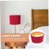 1pc E27 Bulb Oval Lamp Shade Table Lamp Shade Clip On Cloth Lampshade Replacement Light Cover for Table Lamp and Floor