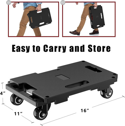 4 4 440 Lbs 1 Pack SOLEJAZZ Furniture Mover Dolly Wheels Heavy Duty Small Furniture Moving Dollies Rollers with Wheels