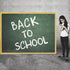 Bulletin Board Borders with 50 Pieces Gold Decorations for Bulletin Board/Black Board Trim for Classroom and School Use