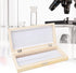 Microscope Slide Box, Large-Capacity Wooden Storage Box for Biological Slide Collection