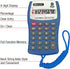 BAZIC Pocket Size Calculator, 8-Digit with Neck String, LCD Display, Small Standard Function Electronics, 6-Pack