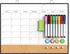 Dry Erase Calendar for Wall - 16"X12" Double-Sided Whiteboard Cork Board Combo, Small Hanging Magnetic Monthly Calendar