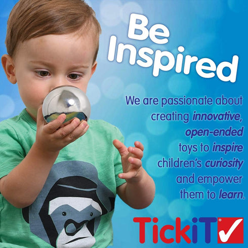 TickiT Under the Sea Discovery Play Mat - Semi-Translucent, Underwater Landscape - For All Ages - Light Table Accessory