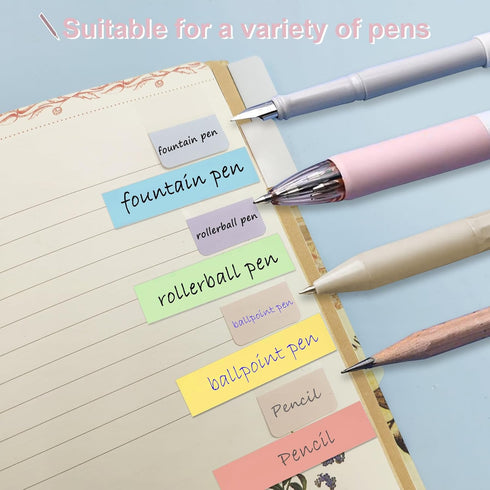 Small Sticky Notes, Colourful Book Tabs, Mini Self Stick Pad for Office, 1140 PCS Annotation Tabs for School