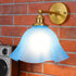Garneck Plastic Lampshade Blue Diameter Soft Lighting Table Lamp Shade Replacement Cover for Indoor Torchiere Floor