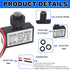 BTFO 2pcs 105V-130V AC Photocell Light Sensor, Dusk to Dawn Eye Daylight Control Switch Sensor with Nuts and Washer