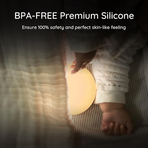 Anico Dimmer Flip Night Light for Newborn Baby Nursery Feeding Diaper Changing Breastfeeding, Changes Feeds Silicone