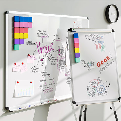 MaxGear 108 Pack Magnetic Dry Erase Erasers for Classroom, Office, and Home Supplies