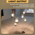 Verplexter 60A19HM 60W Bulb Half Chrome A Shape for Open fixtures, Pendants, Restaurant and Retail Lighting