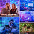 15 Galaxy Projector with HiFi Bluetooth Speaker & White Noise Sounds - Remote & Timer Controlled Night Light
