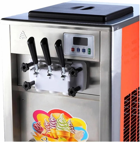 ZeAda 3 1 37mm Ice Cream Maker Accessories in White Modeling Caps Spare Part Star Shaped Lids Soft Ice Cream Machine