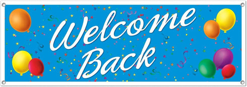 Beistle Welcome Back Banner Sign