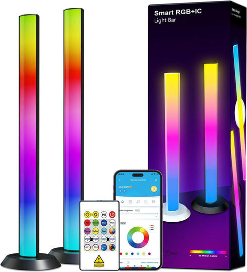 DAYBETTER Gaming Light Bars,RGBICW TV Light Bars,Smart LED Light Bars with Music
