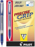 Pilot Precise Grip Liquid Ink Rolling Ball Stick Pens, Blue, Bold Point (1 mm), Pack of 12