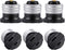 DiCUNO UL Listed E26 to Polarized Outlet Socket Adapter, Standard E26 Base Light Bulb Converter Black