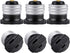 DiCUNO UL Listed E26 to Polarized Outlet Socket Adapter, Standard E26 Base Light Bulb Converter Black