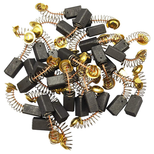 30Pcs Motor Carbon Brush, 6.5x7.5x12.5mm for Angle Grinder Electric Motor Replacement