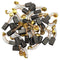 30Pcs Motor Carbon Brush, 6.5x7.5x12.5mm for Angle Grinder Electric Motor Replacement