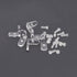 40Pcs 90 INCREWAY L Brackets Transparent Clear Acrylic Corner Bracket Degree Support Shelf Corner Brace Right Angle