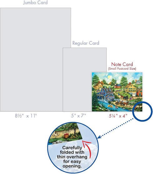 The Best Card Company - 10 Blank Note Cards Boxed (4 x 5.12 Inch) - Architecture, Assorted All Occasion Cards