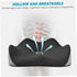Meyrwoy Seat Cushion Cover Memory Foam with Hole Office Chair Cushion Pressure Relief Orthopedic Seat Cushion Washable