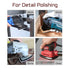 50 Pcs 120 Grit Triangle Sanding Pads, 3-1/2 Inches Hook and Loop Sandpaper for Oscillating Multitool, Detail Sander