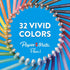 Paper Mate Flair Medium Felt Tip Stick Pen, Blue Ink, .7mm, Dozen