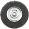 IVY Classic 5-Inch x 5/8 - 1/2-Inch Arbor Carbon Steel Crimped Bench Wire Wheel, 0.012-Inch Coarse