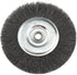 IVY Classic 5-Inch x 5/8 - 1/2-Inch Arbor Carbon Steel Crimped Bench Wire Wheel, 0.012-Inch Coarse